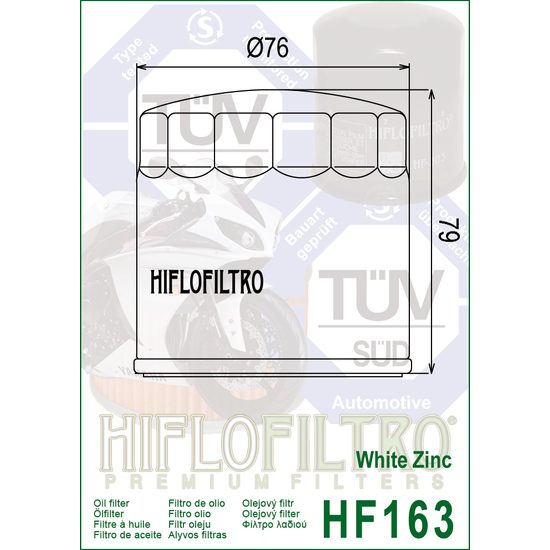 Olejový filtr HF163 BMW