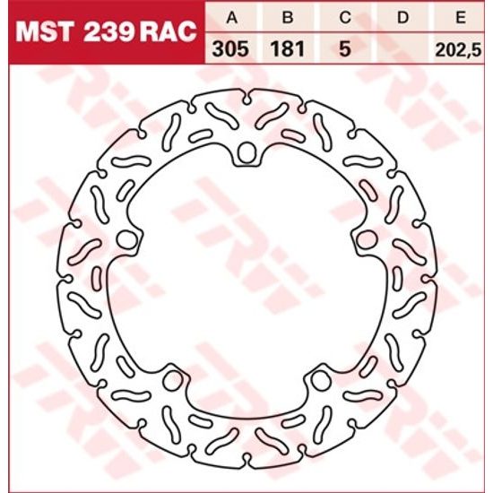 Brzdový kotouč MST239