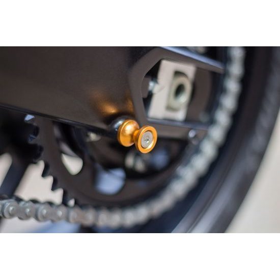 Bike It rolny na kyvnou vidlici zlaté M6x 1,0