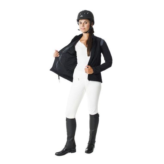 AIR Shell bunda černá/ šedá včetně airbagové vložky Zip in 1, velikost S