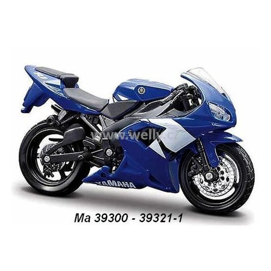 Model Yamaha YZF-R1 1:18 - modrá