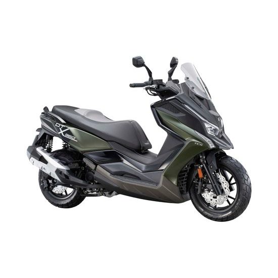 DT X 350i ABS - tmavě zelená / černá