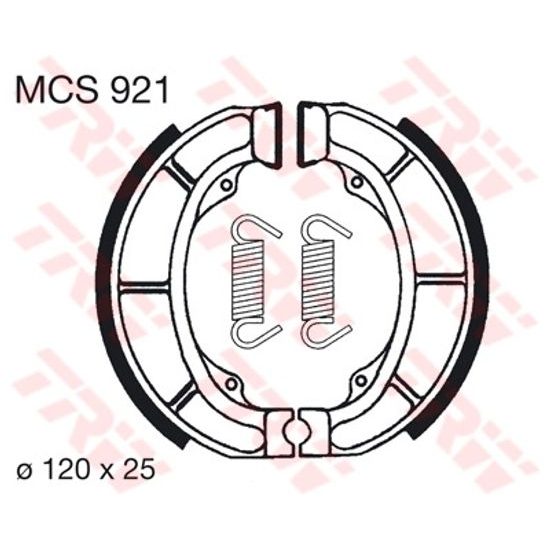 Brzdové pakny MCS921