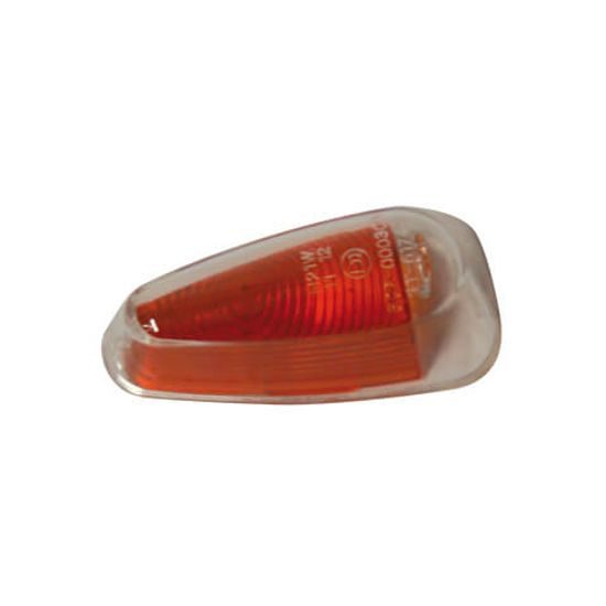 - Kein Hersteller - Spare glass transparent, with yellow reflector for mini indicators 202-860 (sada)