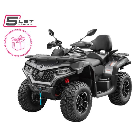 CFMOTO Gladiator X625-A EU5/EU5+ EPS / Velocity Grey - Stříbrná