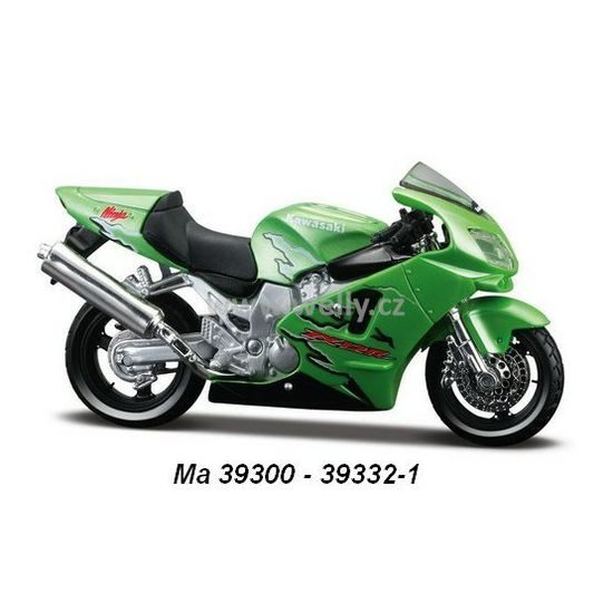 Model KAWASAKI Ninja ZX-12R1:18 - green