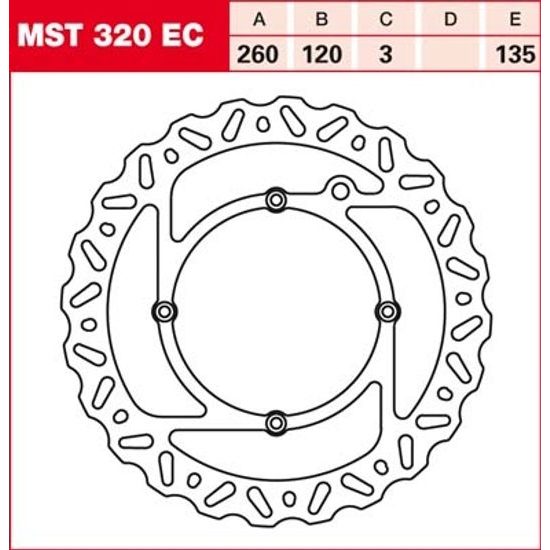 Brzdový kotouč MST320EC