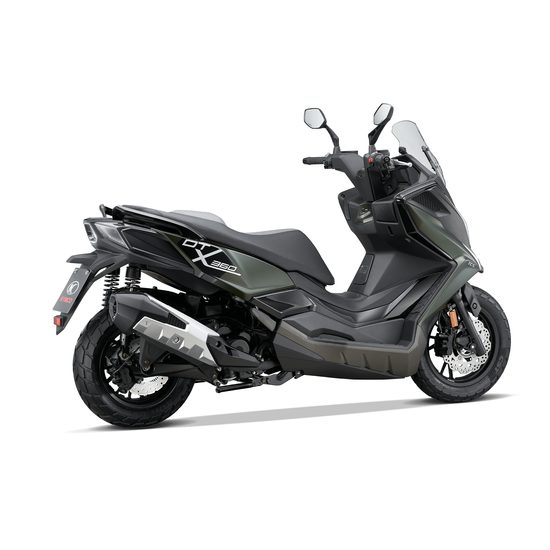 DT X 125i ABS - stříbrná / černá