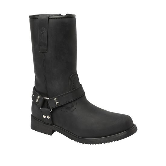 Moto obuv MISSOURI II černé nadrozměrné, velikost 49,50