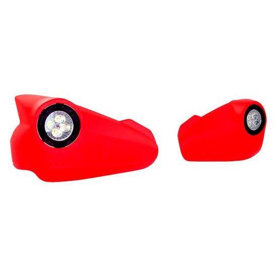 Univerzální ochranné kryty rukojetí/ blástry OUTLOOK s LED červené, poslední set