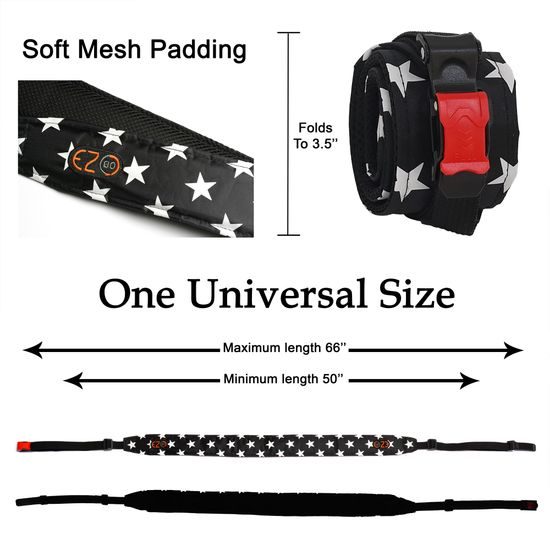 EZ-GO Popruh na přenášení helmy- hvězdy, s mikrometrickou přezkou, poslední 2 kusy