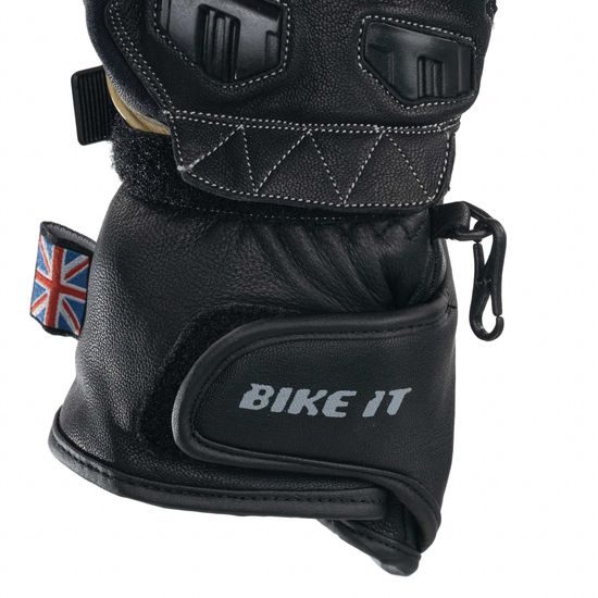 BIke It 'Ultimate Track glove' (UTG) sportovní kožené motocyklové rukavice