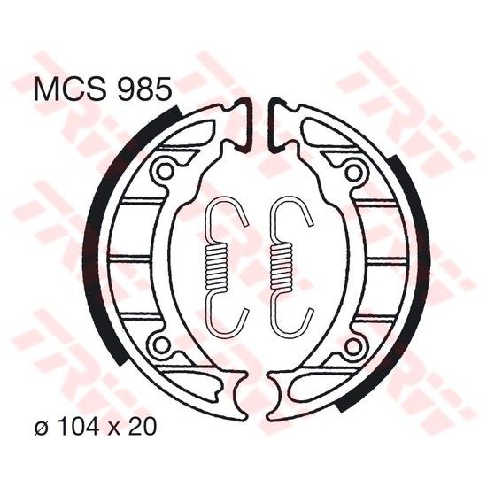 Brzdové pakny MCS985