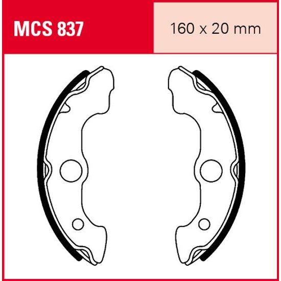 Brzdové pakny MCS837