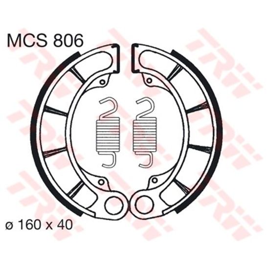 Brzdové pakny MCS806