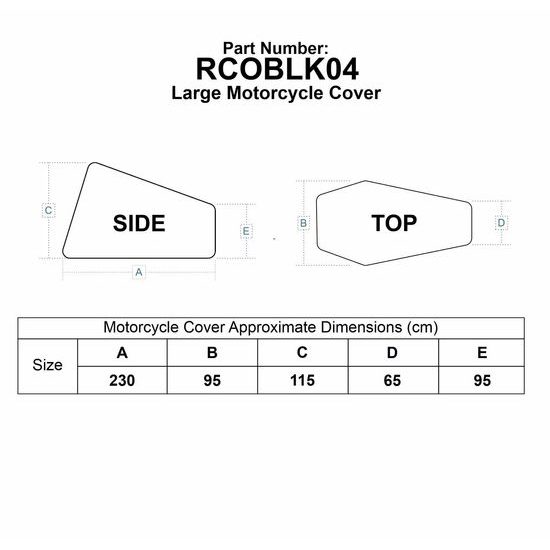 Bike It Nautica Outdoor nepromokavá motocyklová plachta