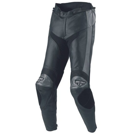 Buse kožené kalhoty Sepang, stříbrné, velikost 30 zkrácené