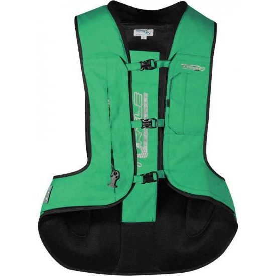 Airbagová vesta TURTLE 2 světle zelená, velikost M