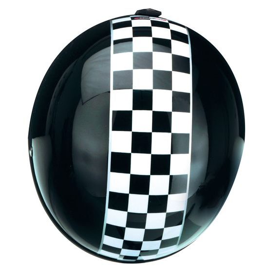 Moto helma RB-511 TT / šachovnice