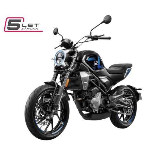 CFMOTO 300CL-X - Starlight Black / Černá Bílá metalická