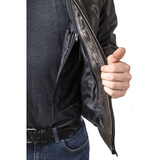 Kožená Airbagová bunda ROADSTER vintage