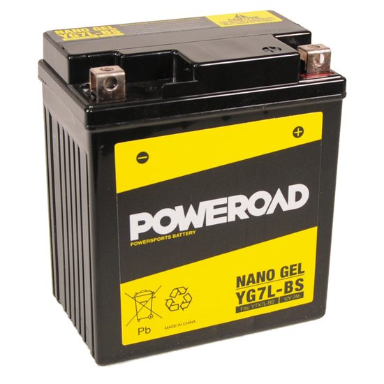 Poweroad baterie Gel YG7L-BS/12V-7AH