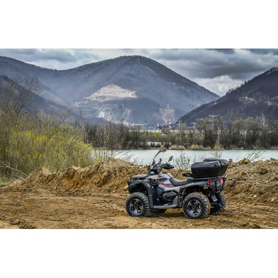 CFMOTO Gladiator X625-A T3b OVERLAND stříbrná - 1 KUS IHNED K ODBĚRU . Pozor akce ! – Přední nárazník + zadní nárazník + plexi nebo oplechování podvozku + zadní kufr Overland