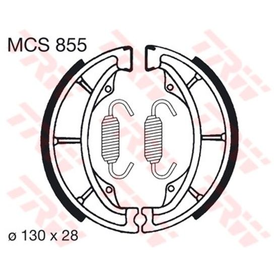 Brzdové pakny MCS855