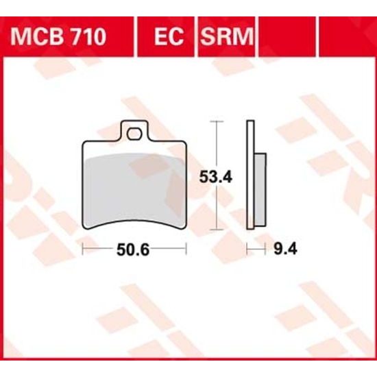 Brzdové destičky MCB710SRM