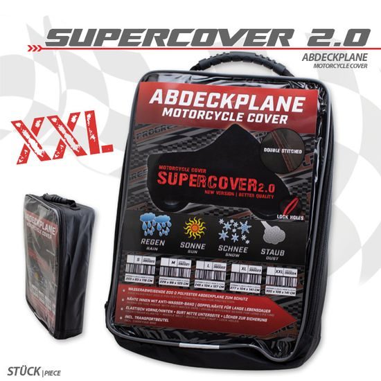 Motocklová plachta "Supercover 2.0" | XXL / 3metrová