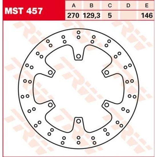 Brzdový kotouč MST457