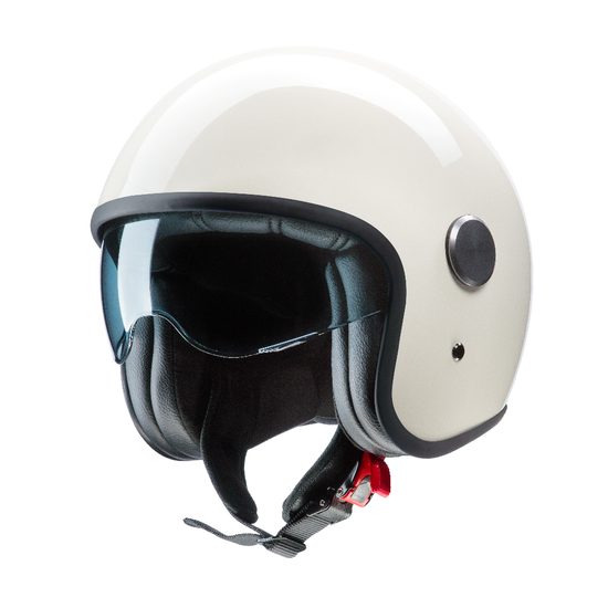 Moto helma RB-862 světle bílá