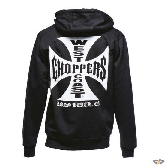 Mikina s kapucí na zip - West coast choppers