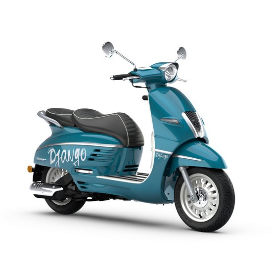 Django 125i Hot Color - Paradise blue