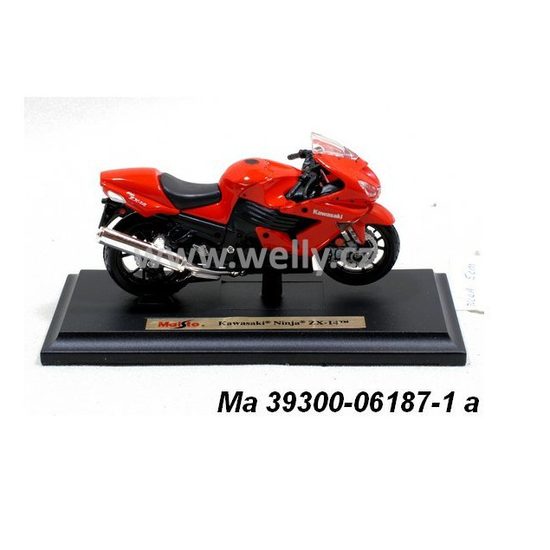 Model KAWASAKI Ninja ZX-14 1:18 - červená