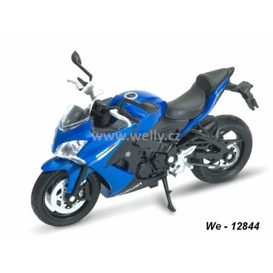 Model Suzuki 2017 GSX-S 1000 F 1:18 - modrá-poslední 3 ks