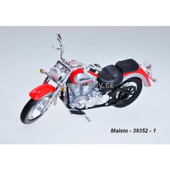 Maisto 1:18 Yamaha Road Star (červená) model motocyklu