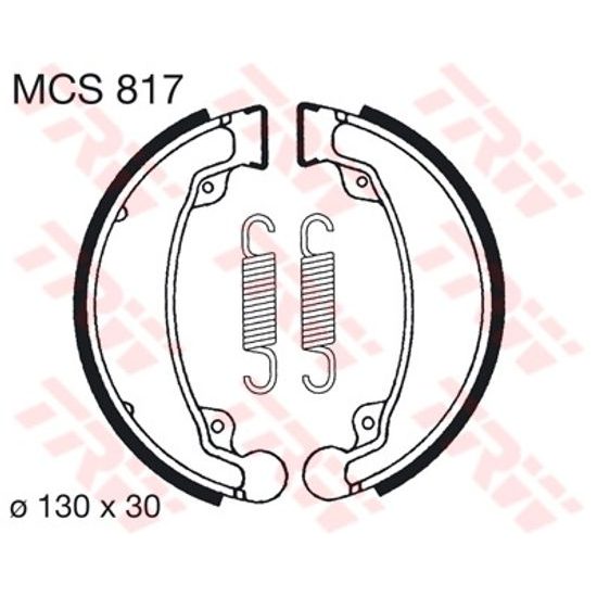 Brzdové pakny MCS817