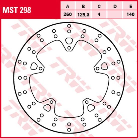 Brzdový kotouč MST298