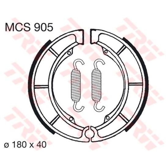 Brzdové pakny MCS905