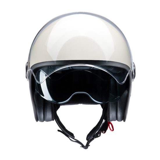 Moto helma RB-862 světle bílá