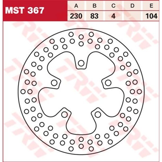 Brzdový kotouč MST367