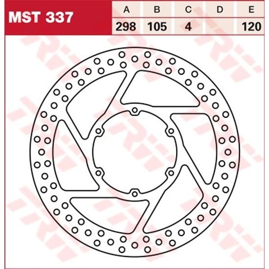 Brzdový kotouč MST337