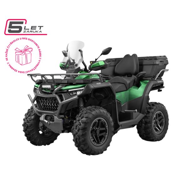 CFMOTO GLADIATOR X1000 OVERLAND G3 EUR 5+ ABS - Forest Green / zelená - 2x IHNED K ODVOZU!