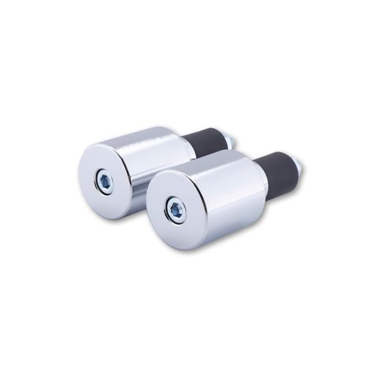 SHIN YO Bar End Weights, chrome-plated steel, 206 g for steel handlebars (pár)