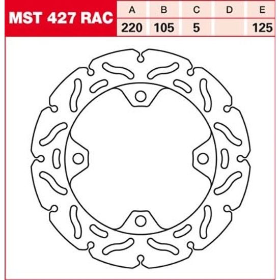 Brzdový kotouč MST427RAC