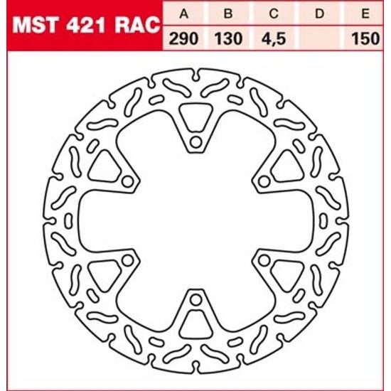 Brzdový kotouč MST421RAC