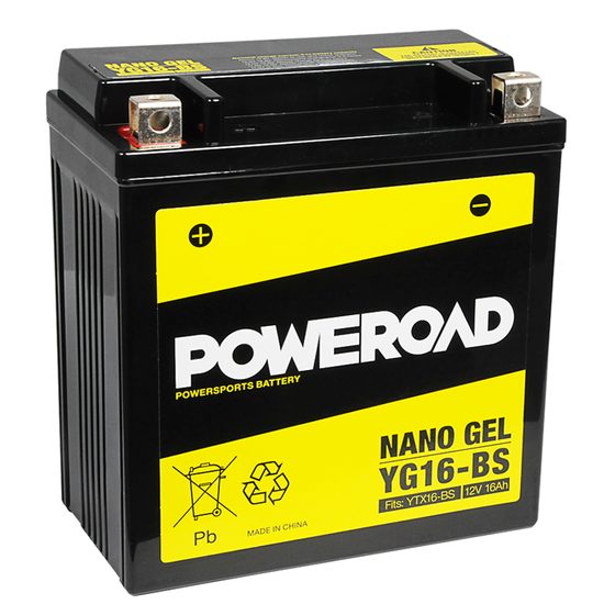 Poweroad baterie Gel YG16-BS/12V-16AH