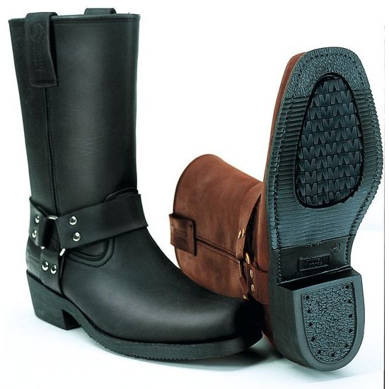 Western moto obuv- koně / CRUISER 1000 - černé