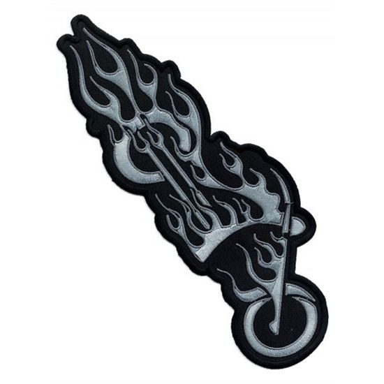 Nášivka - MOTORKA ŠEDÁ / zádovka